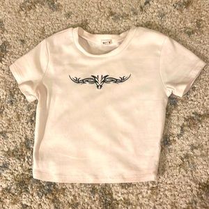 Garage Butterfly 90s aesthetic Crop Top